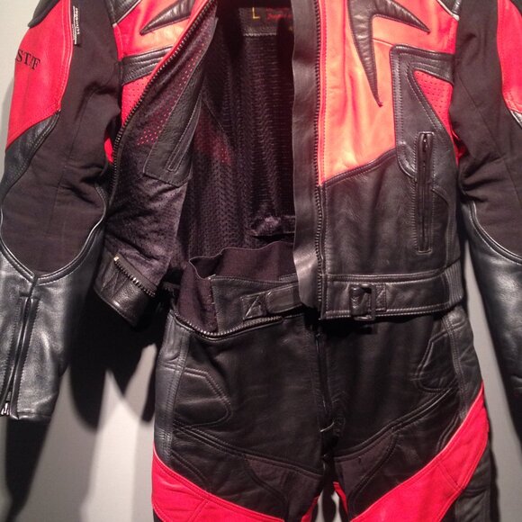 Belstaff Women's Soft Leather Motorcycle Suit WITH Gloves - Picture 4 of 10